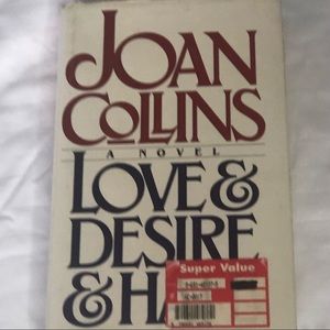 Love Desire and Hate Double Day Book Club hardback book written by Joan Collins
